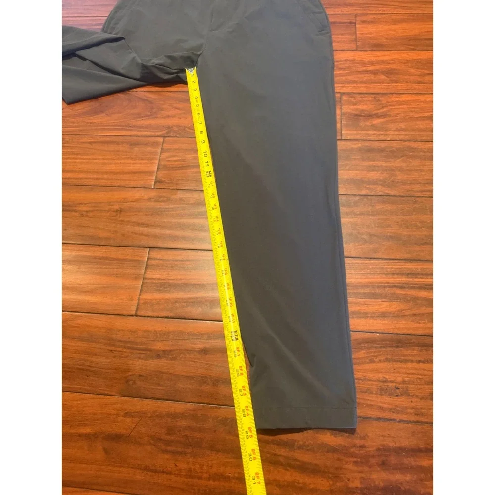 Alo Yoga Mens Co-Op Pant Charcoal Grey Performance Stretch Trousers Size XL